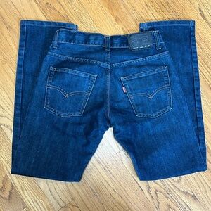 Levi's 511 Slim Dark Wash Denim Blue Jeans Women's Size W/26 L/26